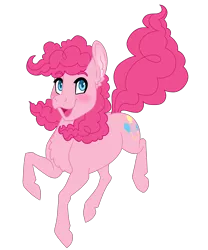 Size: 2500x3000 | Tagged: safe, artist:jackiebloom, derpibooru import, pinkie pie, pony, cute, diapinkes, high res, ponk, simple background, solo, transparent background