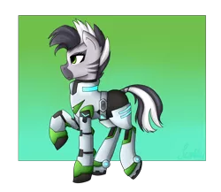 Size: 3000x2600 | Tagged: armor, artist:rskyfly, derpibooru import, male, oc, oc:zebra north, pidge, safe, simple background, solo, spacesuit, unofficial characters only, voltron legendary defender, zebra, zebra oc