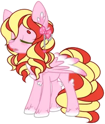 Size: 1720x2028 | Tagged: safe, artist:angelamusic13, derpibooru import, oc, pegasus, pony, eyes closed, female, mare, simple background, solo, transparent background