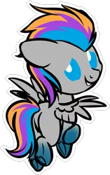 Size: 1017x1618 | Tagged: safe, artist:kellythedrawinguni, derpibooru import, oc, oc:pixel codec, pegasus, pony, chibi, male, simple background, solo, stallion, transparent background