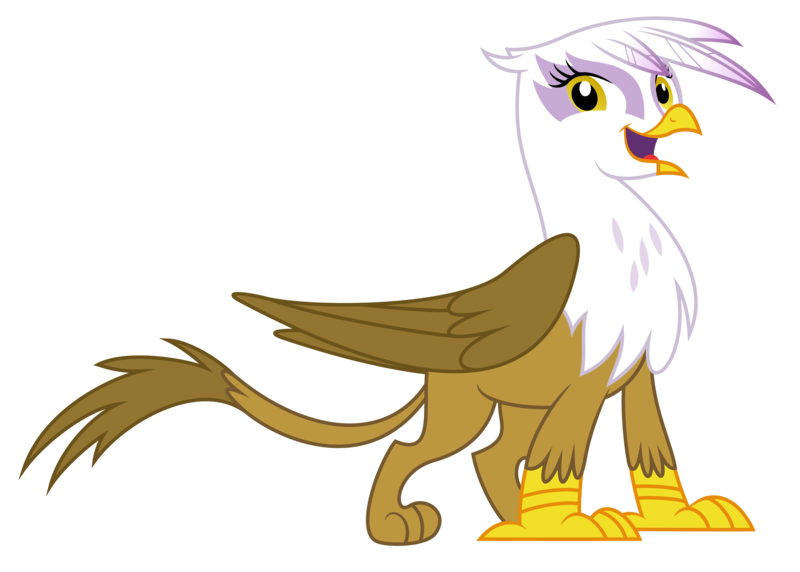 Size: 5590x4000 | Tagged: safe, artist:martinnus1, derpibooru import, gilda, gryphon, birb, faic, happy, looking at you, simple background, smiling, solo, transparent background