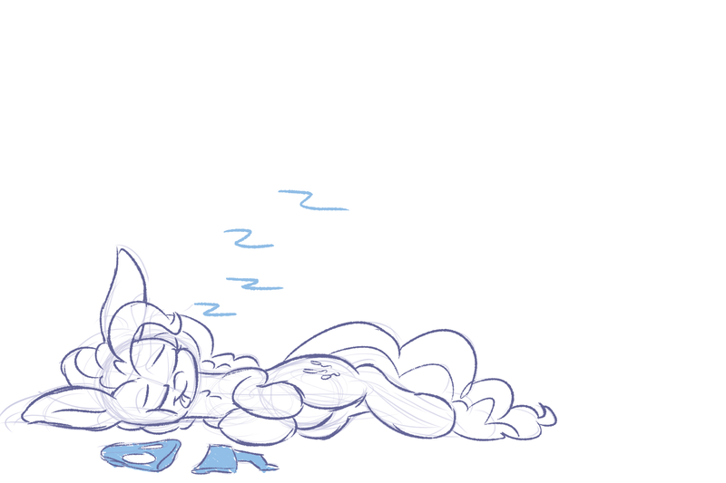 Size: 1500x1000 | Tagged: safe, artist:heir-of-rick, derpibooru import, pinkie pie, earth pony, pony, chalkzone, clothes, cute, diapinkes, female, mare, mask, monochrome, scarf, simple background, sketch, sleeping, snaponka, snappy pie, solo, tongue out, white background, zzz