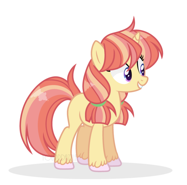 Size: 1024x1014 | Tagged: safe, artist:yourrdazzle, derpibooru import, oc, unofficial characters only, unicorn, female, mare, offspring, parent:donut joe, parent:moondancer, parents:moondonut, simple background, solo, transparent background, unshorn fetlocks