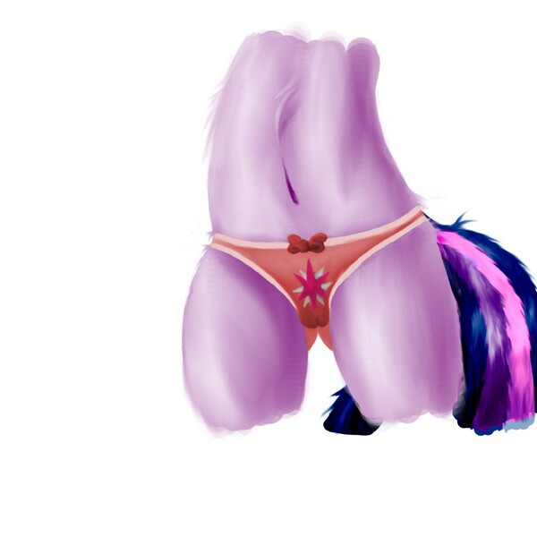 Size: 1280x1280 | Tagged: anthro, artist:uni-pon, cameltoe, clothes, derpibooru import, panties, quality, questionable, simple background, twilight sparkle, underwear, white background