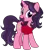 Size: 2800x3200 | Tagged: safe, artist:cheezedoodle96, derpibooru import, jiffy bake, unicorn, clothes, cutie mark, female, happy, image, looking at you, mare, rachael ray, shirt, simple background, solo, svg, transparent background, vector