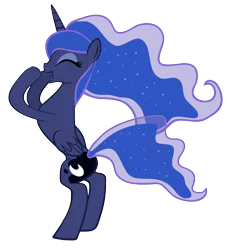 Size: 5500x6000 | Tagged: absurd resolution, accessory-less edit, alicorn, artist:cencerberon, artist:evil-dec0y, barehoof, bipedal, derpibooru import, edit, editor:slayerbvc, female, mare, missing accessory, plot, princess luna, safe, screaming, show accurate, simple background, solo, transparent background, underhoof, yelling