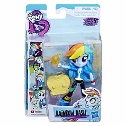 Size: 1500x1500 | Tagged: safe, derpibooru import, rainbow dash, a queen of clubs, constructive criticism, eqg summertime shorts, equestria girls, equestria girls series, steps of pep, clothes, doll, equestria girls minis, hasbro, irl, jacket, merchandise, pants, photo, ponied up, shoes, toy