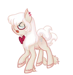 Size: 1945x2000 | Tagged: safe, artist:dookin, derpibooru import, oc, oc:nemo von silver, earth pony, pony, bowtie, clothes, cute, eyes closed, piercing, simple background, transparent background