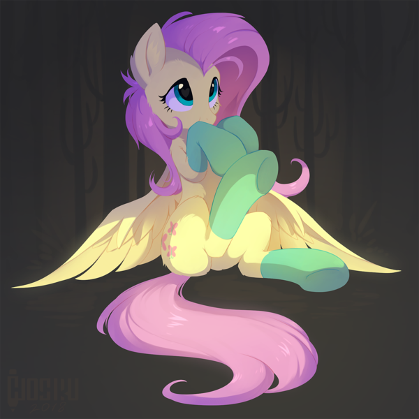 Size: 1279x1280 | Tagged: safe, artist:hioshiru, derpibooru import, fluttershy, pegasus, pony, cactus, cheek fluff, clothes, covering mouth, cute, daaaaaaaaaaaw, ear fluff, female, fluffy, gray background, heart eyes, hioshiru is trying to murder us, hnnng, leg fluff, looking up, mare, puppy dog eyes, shoulder fluff, shy, shyabetes, simple background, sitting, smiling, socks, solo, spread wings, underhoof, weapons-grade cute, wingding eyes, wings