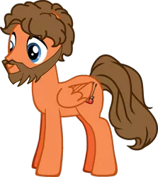 Size: 1481x1662 | Tagged: artist:grapefruitface1, derpibooru import, facial hair, genesis, mike rutherford, musician, oc, oc:fret rutherford, pony creator, safe, simple background, solo, transparent background