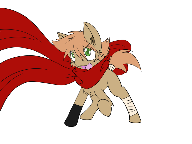 Size: 4032x3024 | Tagged: safe, artist:steelsoul, derpibooru import, oc, oc:himmel, unofficial characters only, bandage, battle stance, clothes, colt, gloves, male, scarf, simple background, solo, transparent background