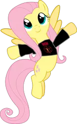 Size: 4309x6885 | Tagged: absurd resolution, artist needed, artist:ziomal1987, derpibooru import, edit, fluttershy, rush, safe, simple background, solo, starman, transparent background, vector, vector edit