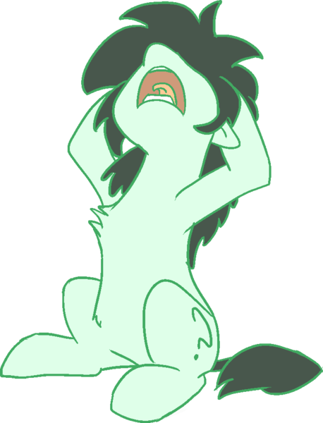 Size: 736x964 | Tagged: safe, artist:lockhe4rt, derpibooru import, oc, oc:anonfilly, female, filly, screeching, simple, simple background, solo, transparent background