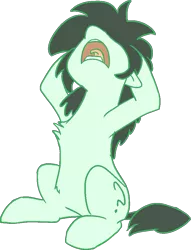 Size: 736x964 | Tagged: safe, artist:lockhe4rt, derpibooru import, oc, oc:anonfilly, female, filly, screeching, simple, simple background, solo, transparent background