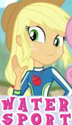 Size: 601x1040 | Tagged: suggestive, derpibooru import, edit, edited screencap, screencap, applejack, equestria girls, equestria girls series, forgotten friendship, caption, cropped, expand dong, exploitable meme, image macro, meme, solo focus