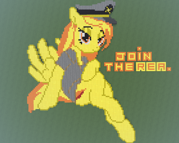 Size: 1057x842 | Tagged: artist:askaniz, artist:brianblackberry, bottomless, clothes, crossover, derpibooru import, minecraft, minecraft pixel art, partial nudity, pixel art, safe, solo, spitfire