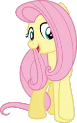 Size: 5016x7977 | Tagged: safe, artist:jhayarr23, derpibooru import, fluttershy, pegasus, pony, school daze, absurd resolution, cute, female, shyabetes, simple background, solo, transparent background, vector