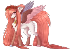 Size: 1758x1232 | Tagged: safe, artist:monogy, derpibooru import, oc, oc:aki, pegasus, pony, colored wings, female, mare, multicolored wings, simple background, solo, transparent background