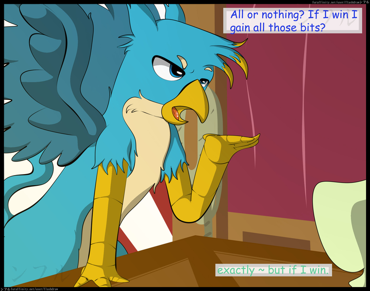 Size: 2350x1850 | Tagged: safe, artist:flash_draw, derpibooru import, gallus, sandbar, gryphon, comic:boring days, bits, comic, frustrated, gallbar, gay, loser, male, poker, shipping