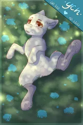 Size: 1024x1536 | Tagged: advertisement, artist:serenity, auction, commission, derpibooru import, female, flower, lying down, mare, safe, solo, your character here