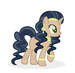 Size: 800x774 | Tagged: safe, artist:yourrdazzle, derpibooru import, oc, unofficial characters only, pony, unicorn, base used, blank flank, bracelet, choker, colored pupils, crack ship offspring, ear piercing, earring, female, jewelry, mare, offspring, parent:doctor caballeron, parent:saffron masala, piercing, simple background, solo, transparent background