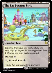 Size: 375x523 | Tagged: derpibooru import, grannies gone wild, hot air balloon, land card, las pegasus, magic the gathering, safe, trading card, trading card edit