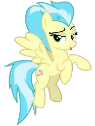Size: 2400x3200 | Tagged: safe, artist:cheezedoodle96, derpibooru import, misty fly, pegasus, pony, grannies gone wild, .svg available, female, flying, lidded eyes, looking at you, mare, raspberry, simple background, solo, svg, tongue out, transparent background, vector