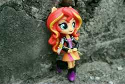 Size: 6000x4000 | Tagged: safe, artist:artofmagicpoland, derpibooru import, sunset shimmer, equestria girls, cute, doll, equestria girls minis, eqventures of the minis, flower, holding, irl, photo, shimmerbetes, toy