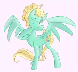 Size: 2733x2511 | Tagged: safe, artist:drawbauchery, derpibooru import, zephyr breeze, pegasus, pony, male, one eye closed, smiling, solo, stallion, wings, wink