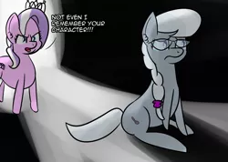 Size: 2184x1556 | Tagged: safe, artist:artiks, derpibooru import, diamond tiara, silver spoon, earth pony, pony, abuse, crying, dialogue, duo, female, silverbuse, spoonabuse