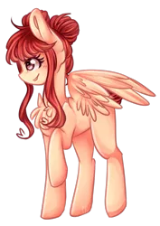 Size: 755x1067 | Tagged: safe, artist:sketchyhowl, derpibooru import, oc, oc:april rose, pegasus, pony, female, mare, simple background, solo, transparent background