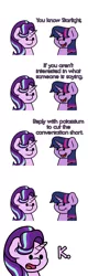 Size: 1280x4000 | Tagged: safe, artist:ljdamz1119, derpibooru import, starlight glimmer, twilight sparkle, pony, unicorn, chemistry joke, comic, dialogue, duo, female, mare, potassium