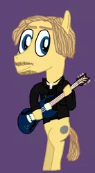 Size: 1470x2688 | Tagged: safe, artist:sb1991, derpibooru import, ponified, earth pony, pony, bad guitar anatomy, chad kroeger, challenge, clothes, equestria amino, facial hair, guitar, nickel, nickelback