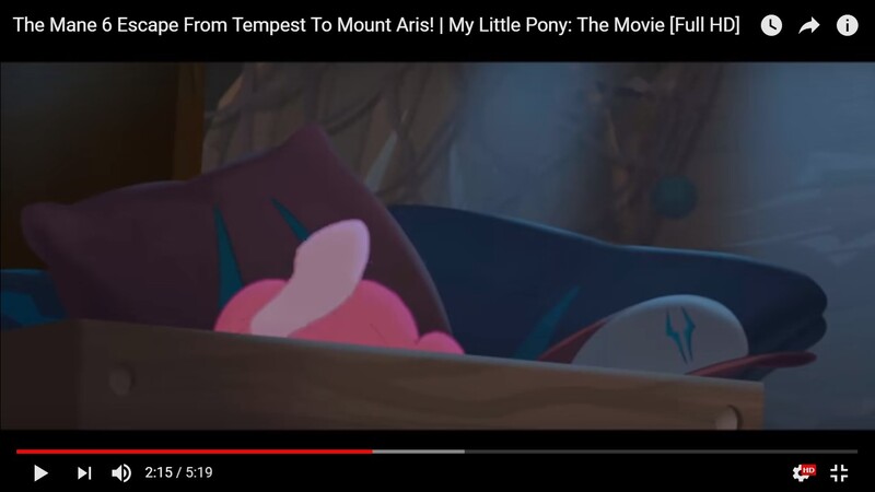 Size: 1366x768 | Tagged: derpibooru import, my little pony: the movie, pinkie pie, safe, screencap, solo, storm king