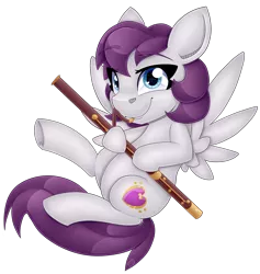 Size: 4745x5000 | Tagged: safe, artist:partylikeanartist, derpibooru import, oc, ponified, pegasus, pony, absurd resolution, bassoon, flying, looking at you, musical instrument, simple background, solo, transparent background, wingding eyes