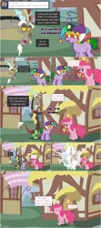 Size: 1284x2890 | Tagged: safe, artist:hakunohamikage, derpibooru import, discord, pinkie pie, oc, oc:laughter, pony, ask-princesssparkle, ask, floppy ears, hat, jester hat, magic, tumblr