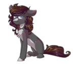 Size: 1200x1012 | Tagged: safe, artist:person8149, derpibooru import, oc, earth pony, pony, simple background, sitting, solo, transparent background