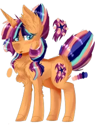 Size: 2045x2689 | Tagged: safe, artist:6-fingers-lover, derpibooru import, oc, oc:solar sparks, pony, unicorn, female, filly, high res, magical lesbian spawn, offspring, parent:sunset shimmer, parent:twilight sparkle, parents:sunsetsparkle, simple background, solo, transparent background