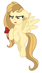 Size: 2686x4562 | Tagged: safe, artist:estories, derpibooru import, oc, oc:alice goldenfeather, unofficial characters only, pegasus, pony, bow, female, high res, mare, simple background, solo, transparent background, vector