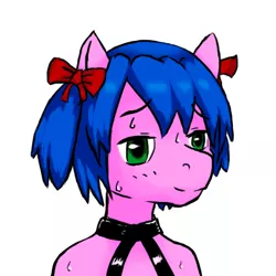 Size: 500x500 | Tagged: safe, derpibooru import, ponified, pony, semi-anthro, /s4s/, 4chan, bury pink gril, bust, kek, meme, portrait, solo, sweat, this is nice board