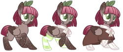 Size: 1024x439 | Tagged: safe, artist:jadeyhooves, derpibooru import, oc, oc:roten berry, unofficial characters only, pegasus, pony, clothes, dress, female, mare, shoes, simple background, socks, solo, striped socks, transparent background, two toned wings