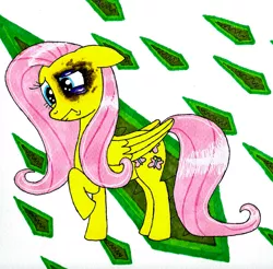 Size: 950x934 | Tagged: abuse, artist:urbancowboy117, black eye, derpibooru import, flutterbuse, fluttershy, sad, semi-grimdark, solo, traditional art, why