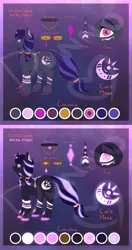 Size: 1000x1893 | Tagged: safe, artist:dunnowhattowrite, derpibooru import, oc, unicorn, adoptable, crystal, female