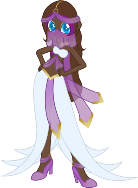 Size: 664x906 | Tagged: safe, artist:sweethearttarot, derpibooru import, oc, oc:astral song, unofficial characters only, equestria girls, clothes, commission, dress, equestria girls-ified, high heels, ribbon, shoes, simple background, solo, transparent background