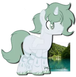 Size: 1024x1051 | Tagged: safe, artist:magicdarkart, derpibooru import, oc, oc:green river, unofficial characters only, pony, unicorn, male, simple background, solo, stallion, transparent background, watermark