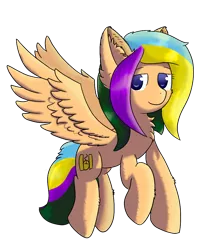 Size: 958x1080 | Tagged: safe, artist:ppptly, derpibooru import, oc, oc:program mouse, unofficial characters only, pegasus, pony, ear fluff, female, fixed, flying, looking at you, no pupils, simple background, solo, transparent background