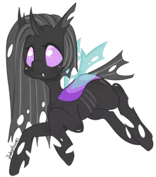 Size: 620x705 | Tagged: artist:jadeyhooves, changeling, derpibooru import, female, oc, oc:payton, purple changeling, safe, simple background, solo, transparent background, unofficial characters only