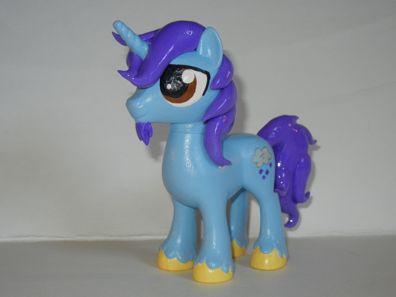 Size: 4000x3000 | Tagged: safe, artist:silverband7, derpibooru import, oc, oc:violet rain, unofficial characters only, pony, unicorn, custom, figure, irl, male, photo, sculpture, solo, stallion, toy, traditional art