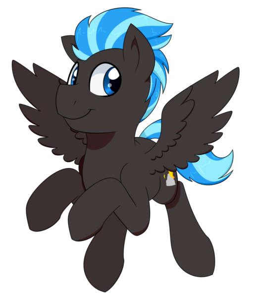 Size: 931x1081 | Tagged: safe, artist:notenoughapples, derpibooru import, oc, oc:nimbus, unofficial characters only, pegasus, pony, flying, male, simple background, smiling, solo, stallion, transparent background