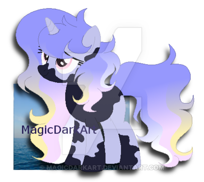 Size: 400x358 | Tagged: safe, artist:magicdarkart, derpibooru import, oc, unofficial characters only, pony, unicorn, female, mare, simple background, solo, transparent background, watermark